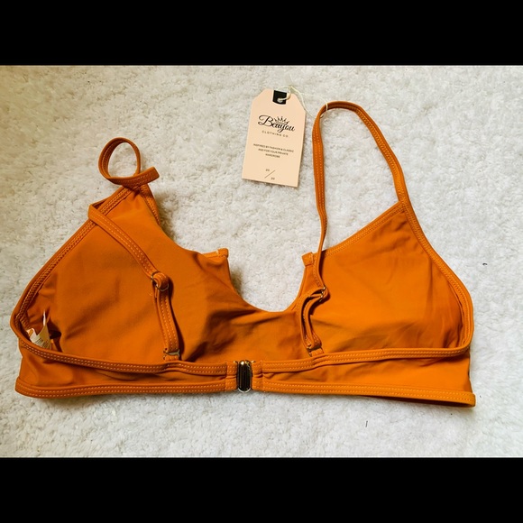 Orange rust color bikini top - Picture 5 of 6